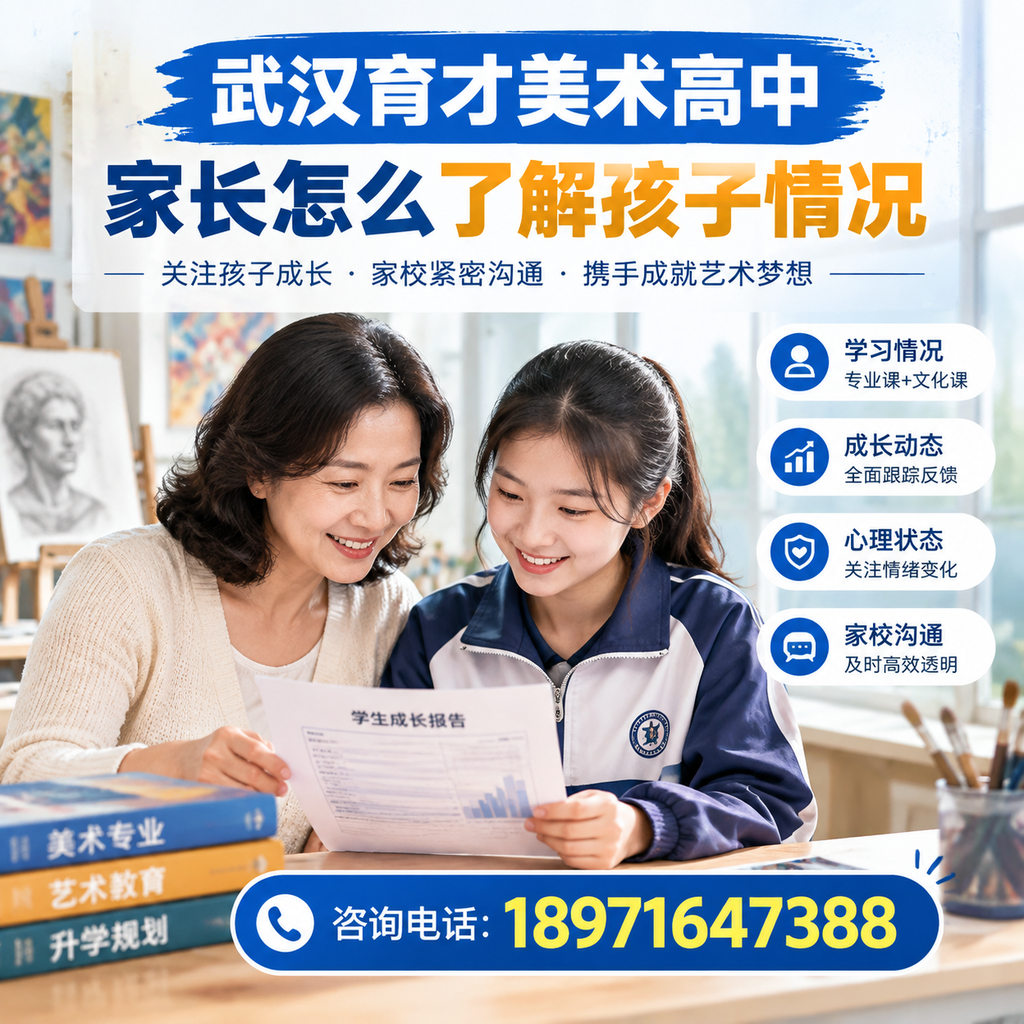 在武汉育才美术高中，家长应如何关注孩子的艺术成长