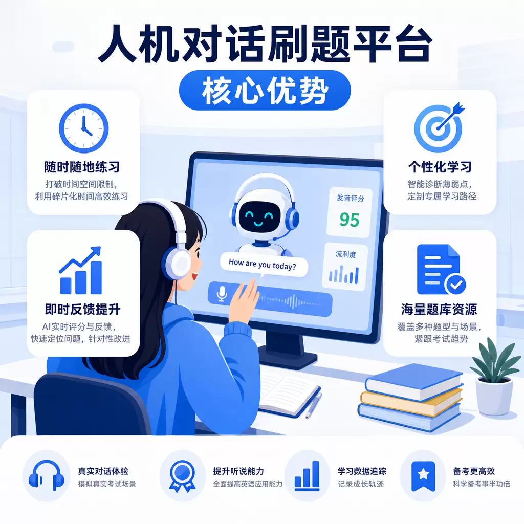 英语听说人机对话刷题平台的使用误区及避坑指南