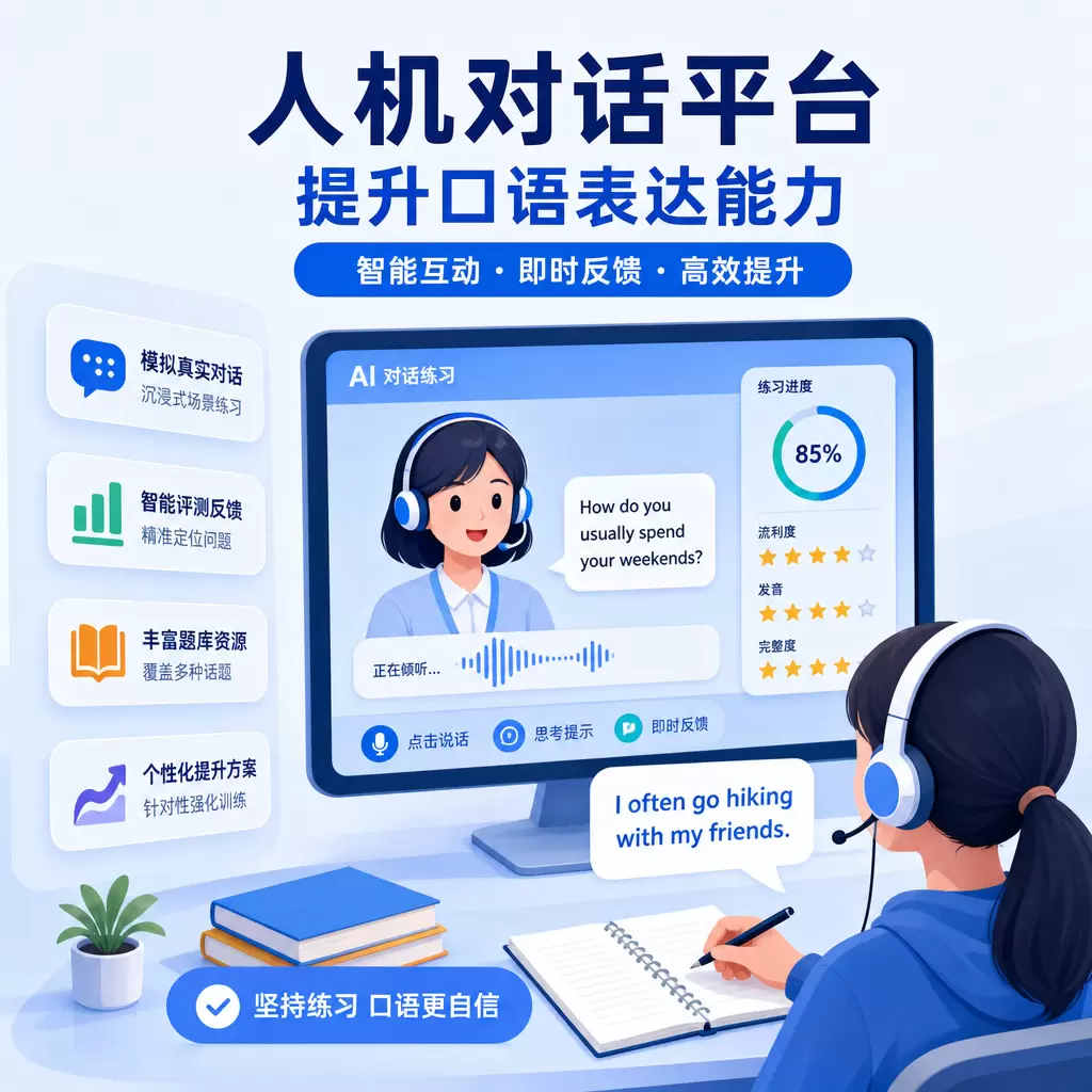 如何高效使用英语听说人机对话刷题平台进行复习