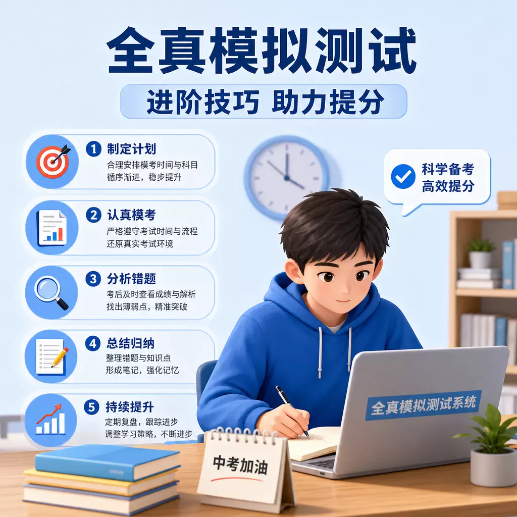 黄梅中考生必看:全真模拟测试系统推荐
