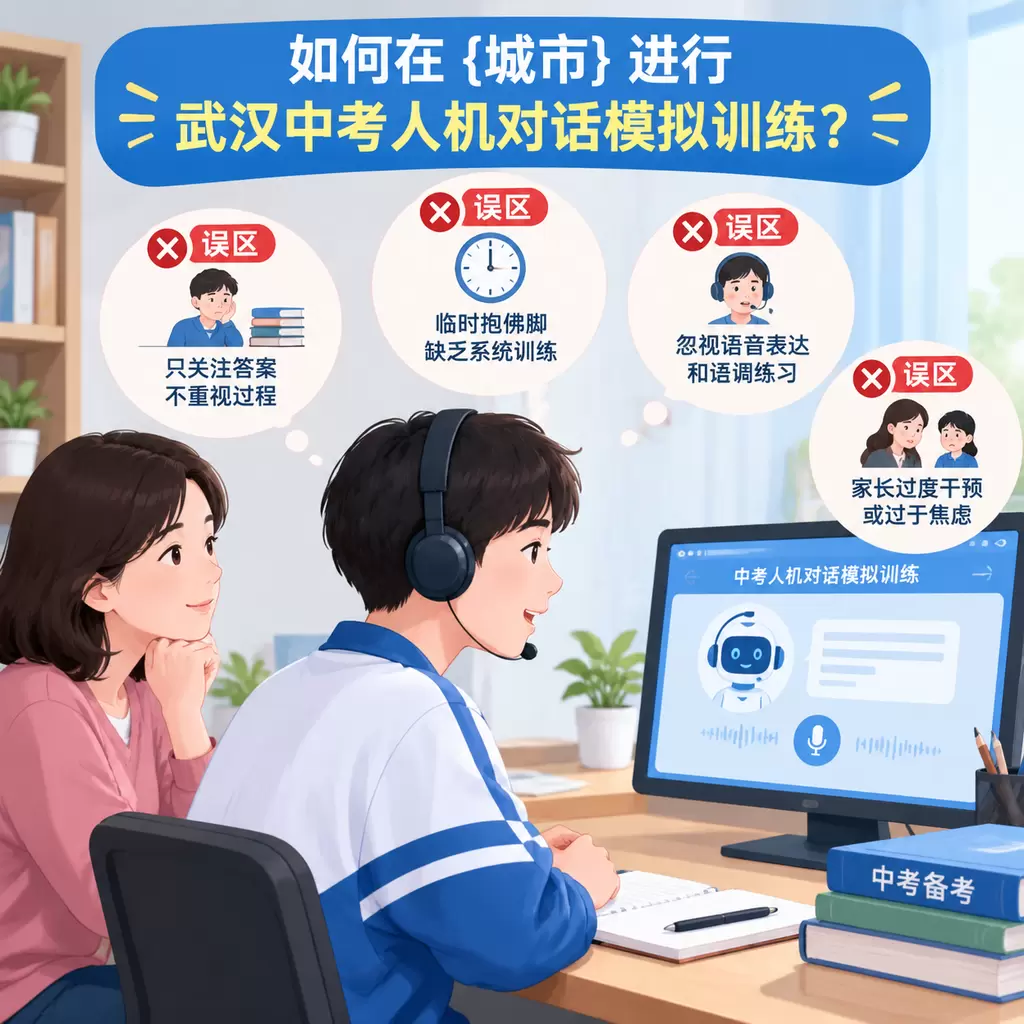 如何在黄梅进行武汉中考人机对话模拟训练?