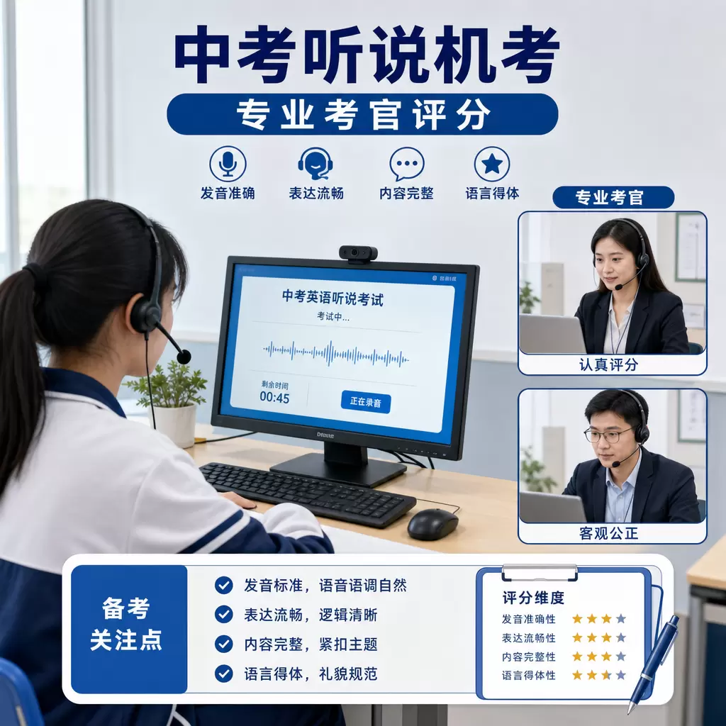 黄梅考生必看:武汉中考听说机考报名流程详解