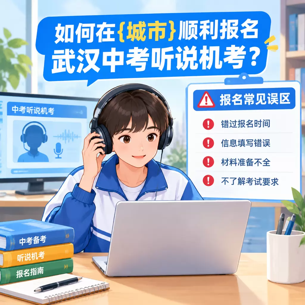 如何在黄梅顺利报名武汉中考听说机考?