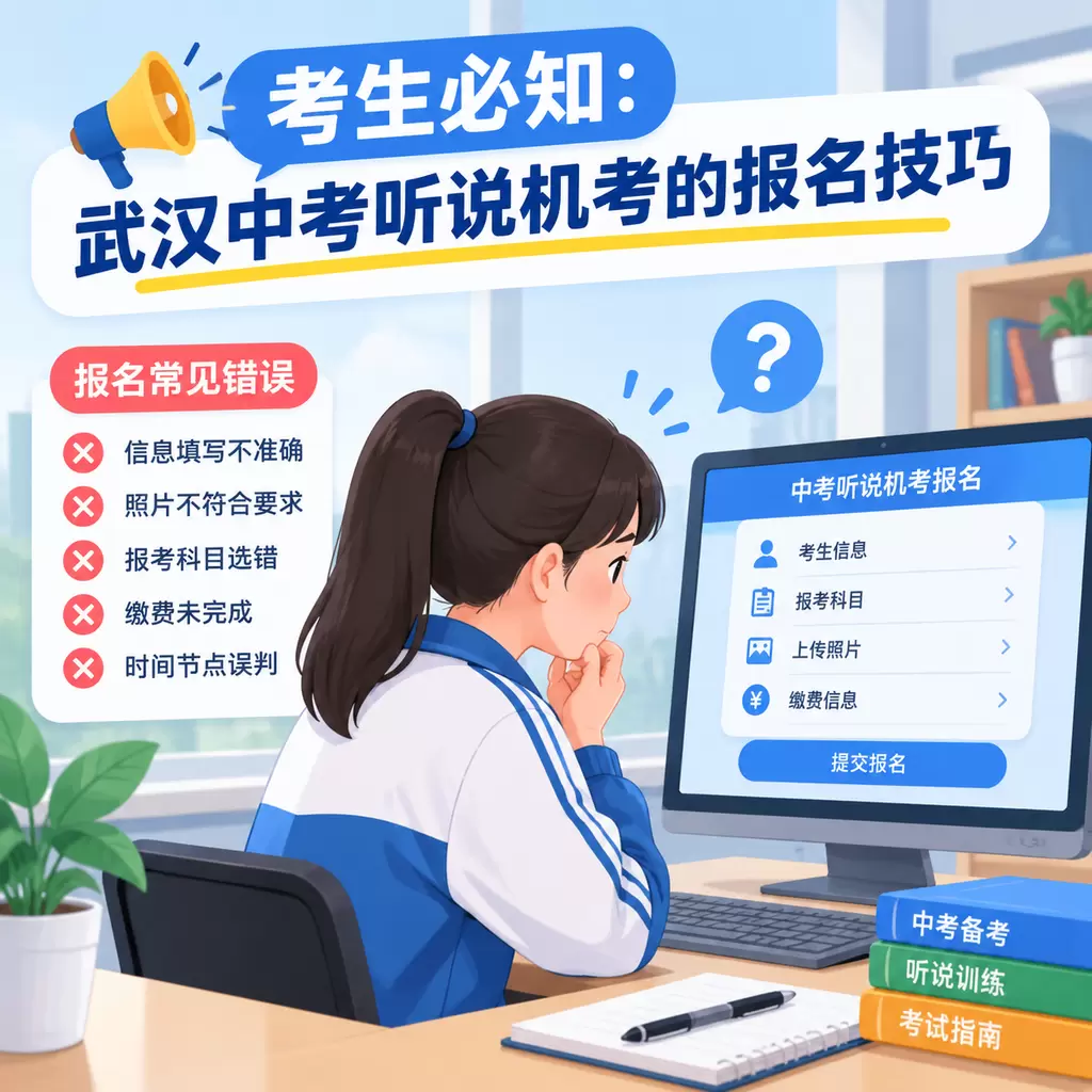 黄梅考生必知:武汉中考听说机考的报名技巧