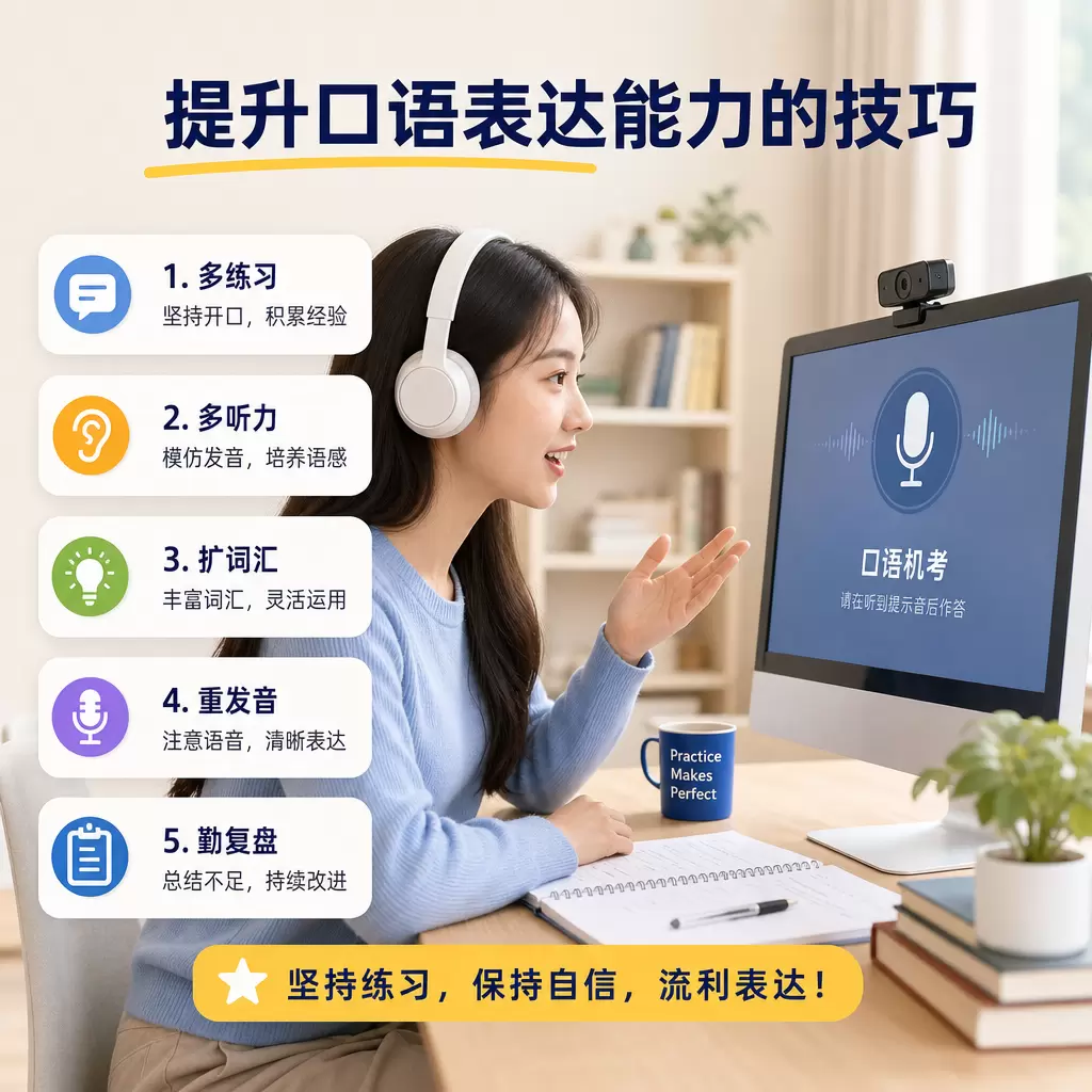 如何在黄梅顺利通过口语机考?考生必备指南