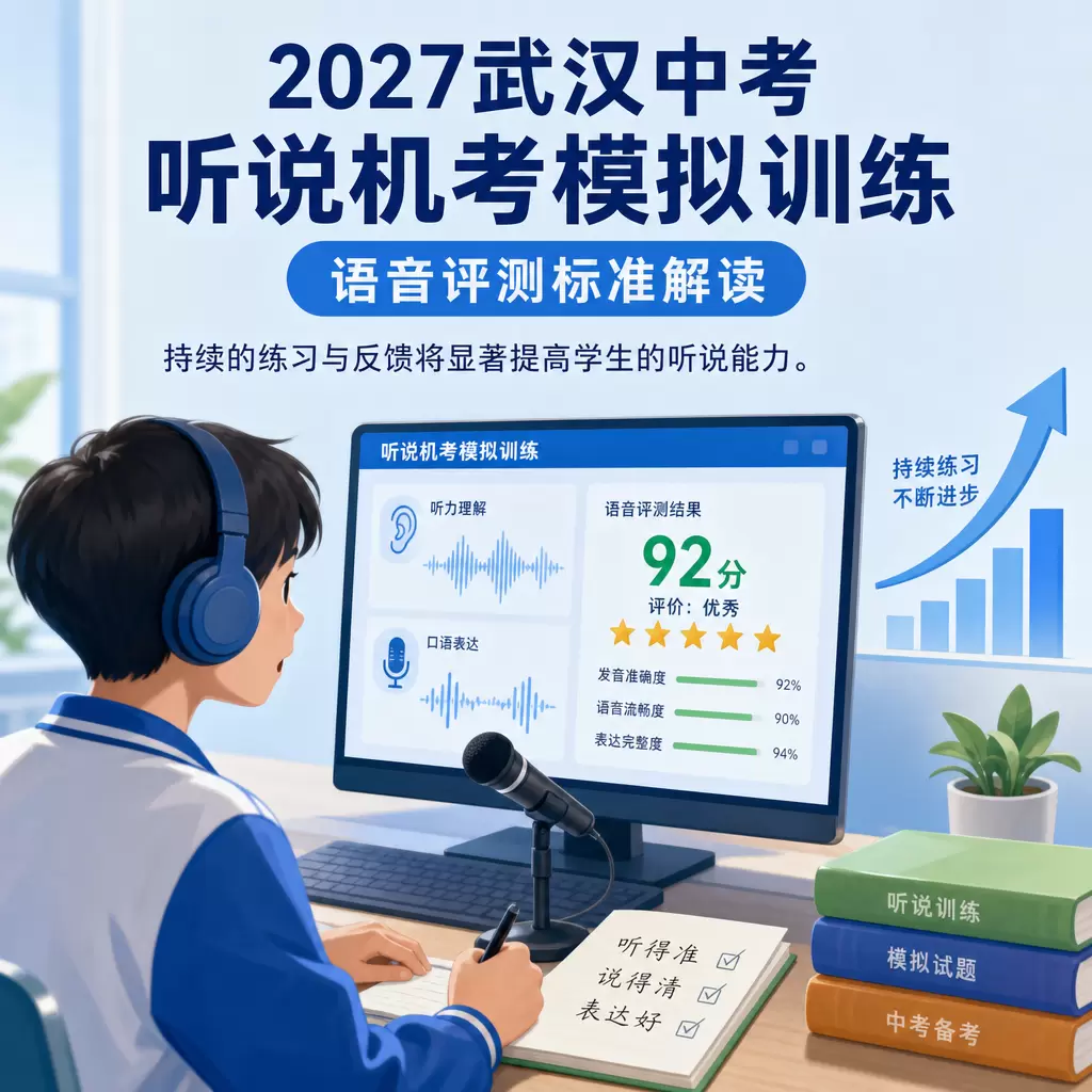 2027武汉中考听说机考模拟训练语音评测标准解读