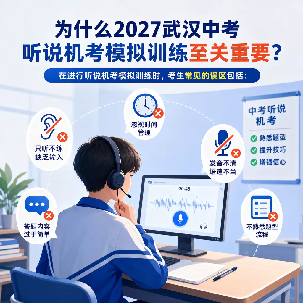为什么2027武汉中考听说机考模拟训练至关重要?