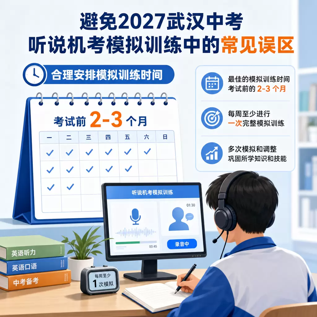 避免2027武汉中考听说机考模拟训练中的常见误区