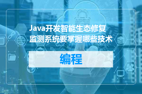 Java开发智能生态修复监测系统要掌握哪些技术