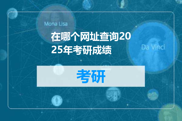 在哪个网址查询2025年考研成绩