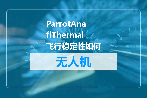 ParrotAnafiThermal飞行稳定性如何